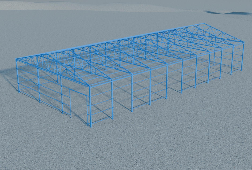 [Metal Building Rendering]